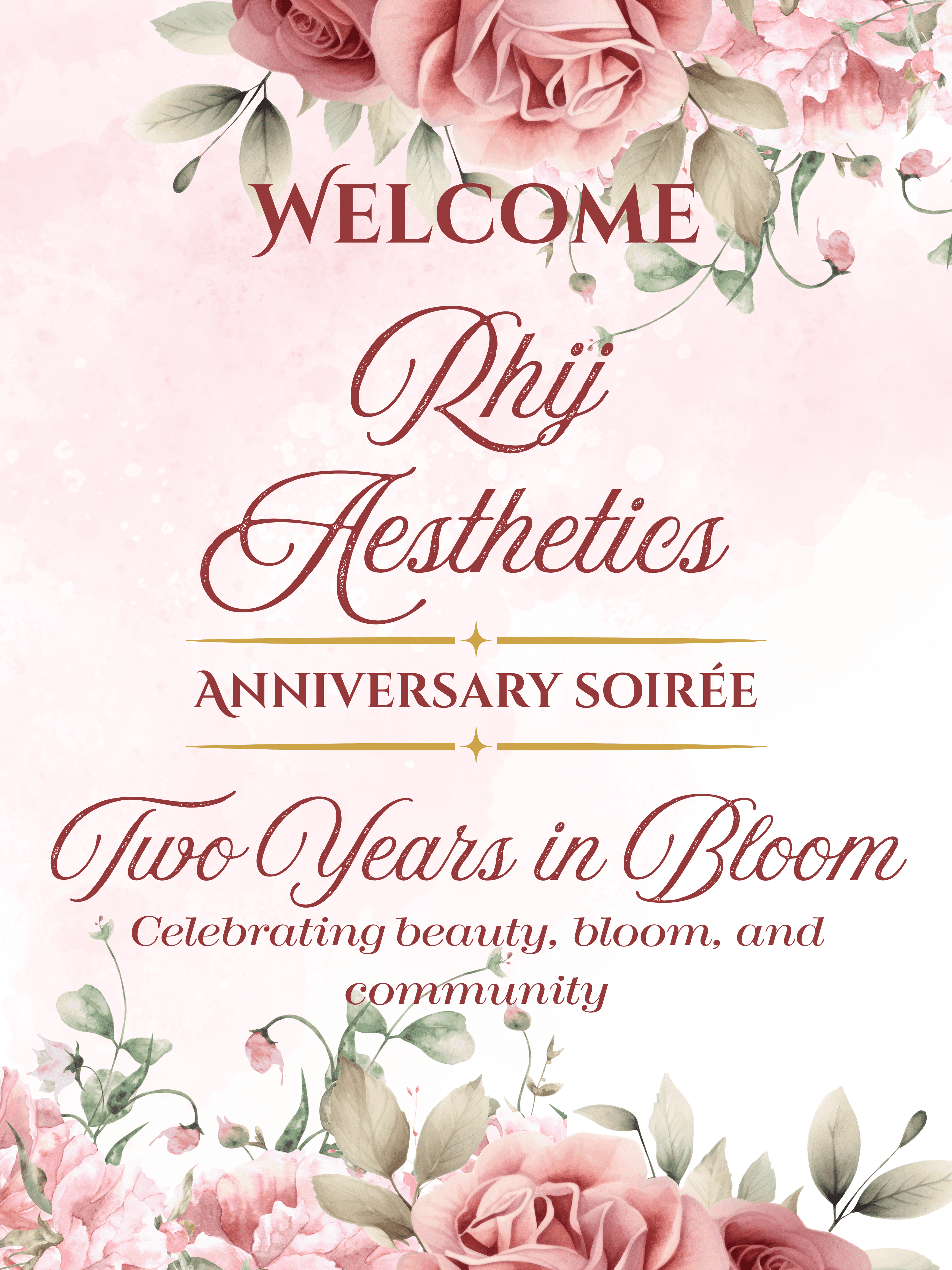 Two Years in Bloom – Rhij Aesthetics Anniversary Soirée